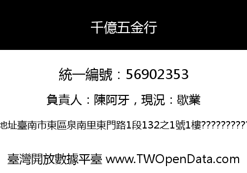 千億五金行