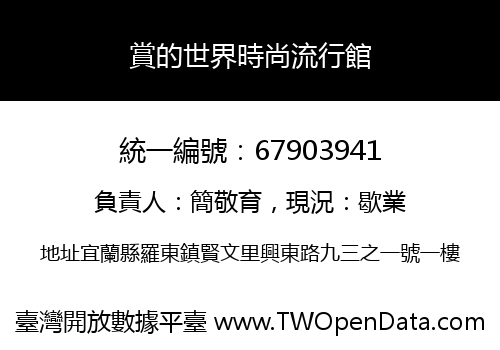 賞的世界時尚流行館