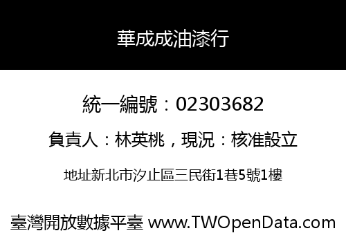 華成成油漆行