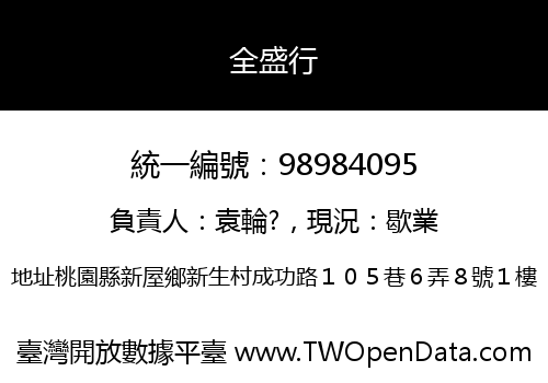 全盛行