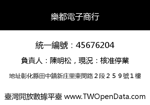 樂都電子商行