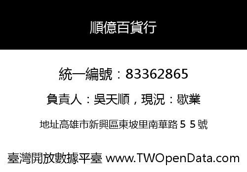 順億百貨行