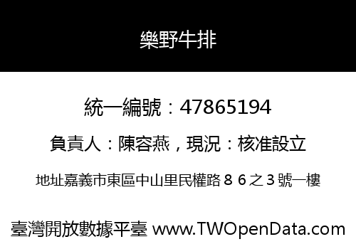 樂野牛排