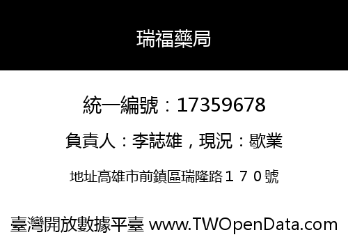 瑞福藥局