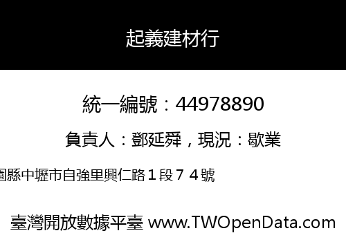 起義建材行