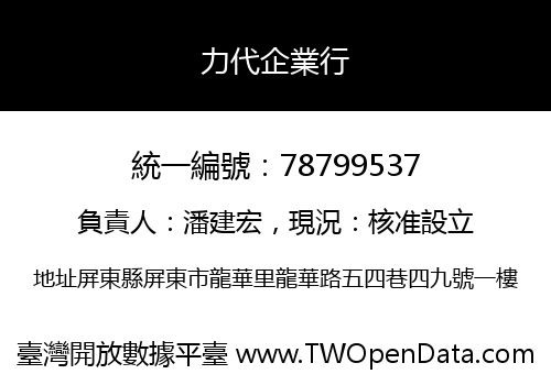 力代企業行