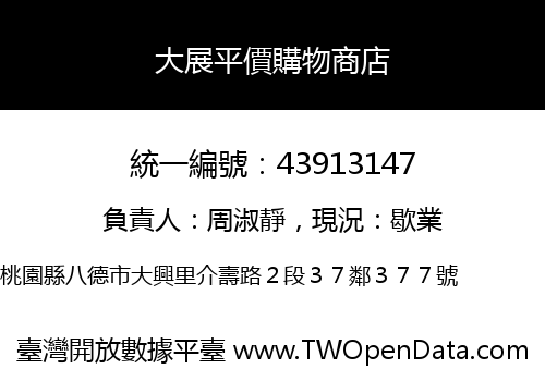大展平價購物商店