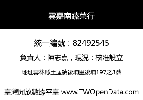雲嘉南蔬菜行