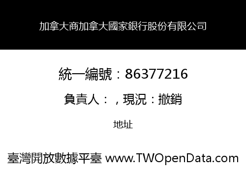 加拿大商加拿大國家銀行股份有限公司