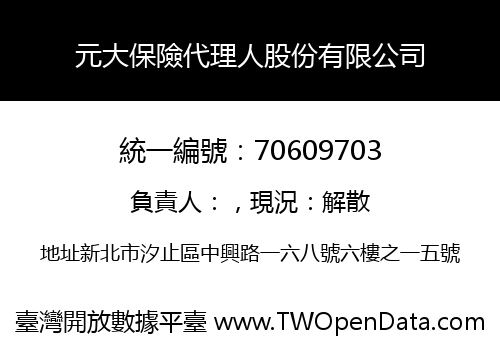 元大保險代理人股份有限公司
