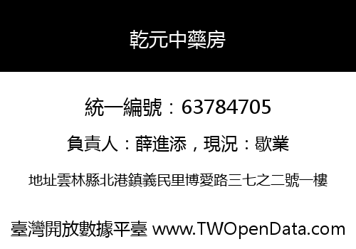 乾元中藥房