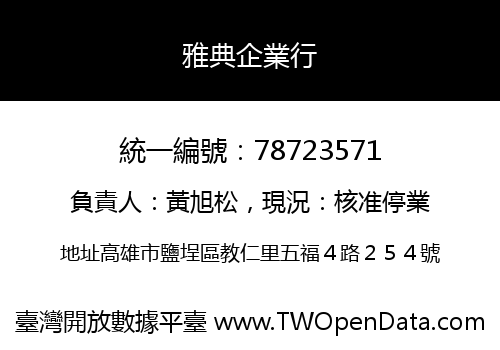 雅典企業行