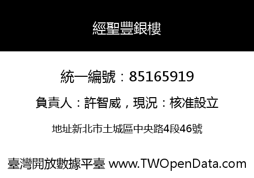 經聖豐銀樓