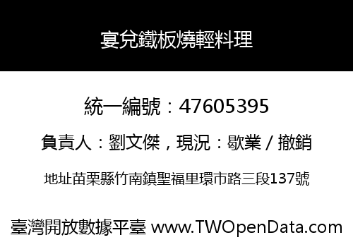 宴兌鐵板燒輕料理