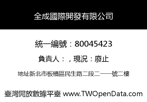 全成國際開發有限公司
