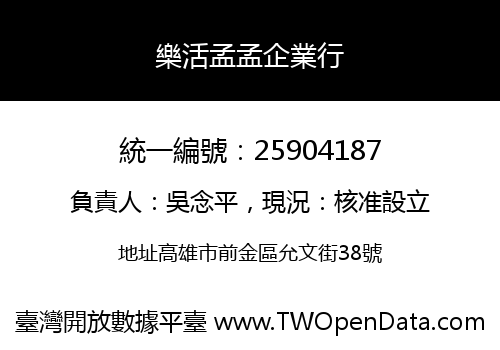 樂活孟孟企業行