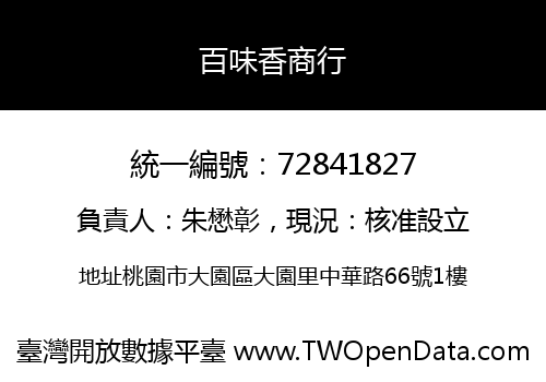 百味香商行