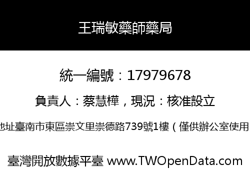 王瑞敏藥師藥局