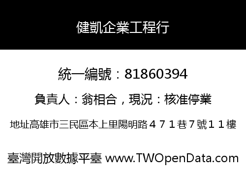 健凱企業工程行