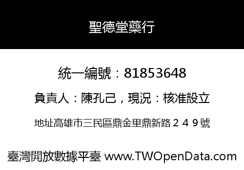 聖德堂藥行