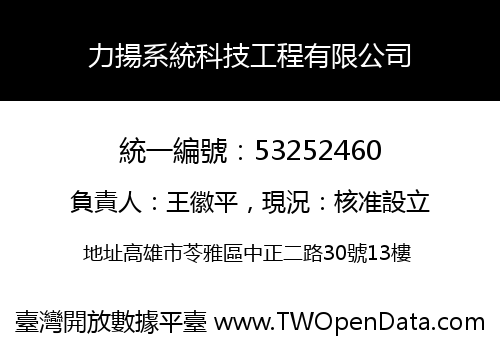 力揚系統科技工程有限公司
