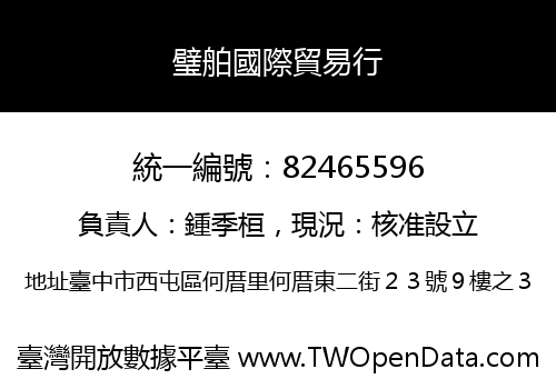 璧舶國際貿易行