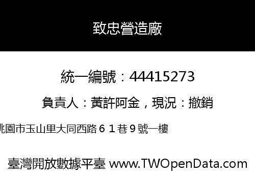致忠營造廠