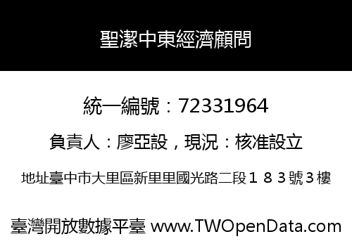 聖潔中東經濟顧問