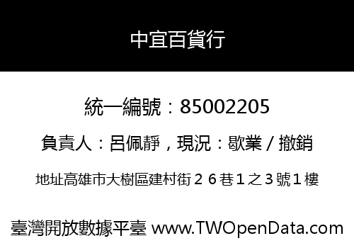 中宜百貨行