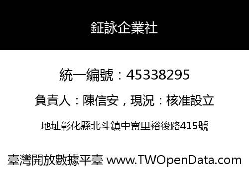 鉦詠企業社