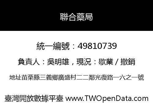 聯合藥局
