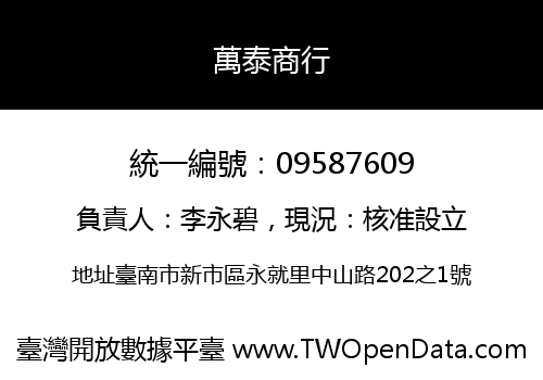 萬泰商行
