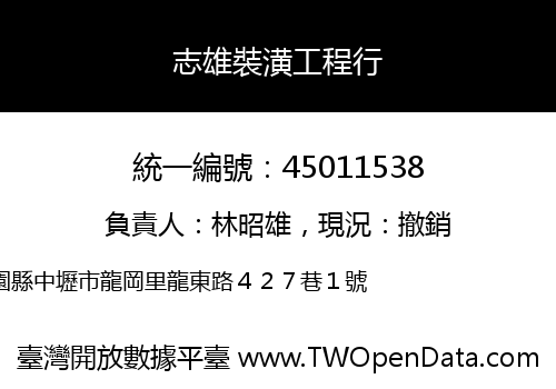 志雄裝潢工程行