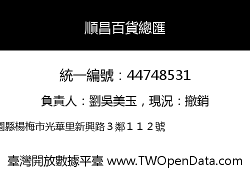 順昌百貨總匯