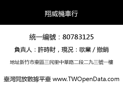 翔威機車行