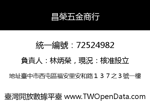 昌榮五金商行