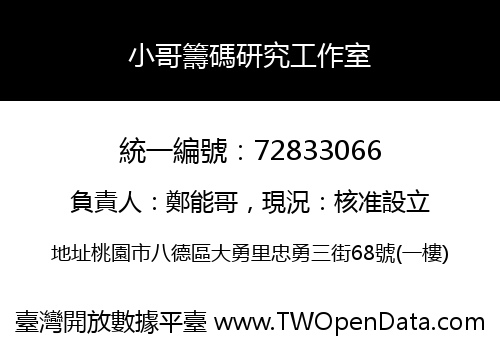 小哥籌碼研究工作室