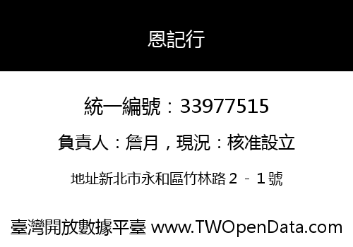 恩記行