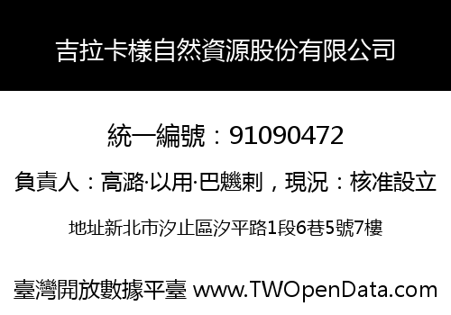 吉拉卡樣自然資源股份有限公司