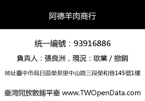 阿德羊肉商行