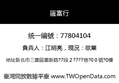 羅富行