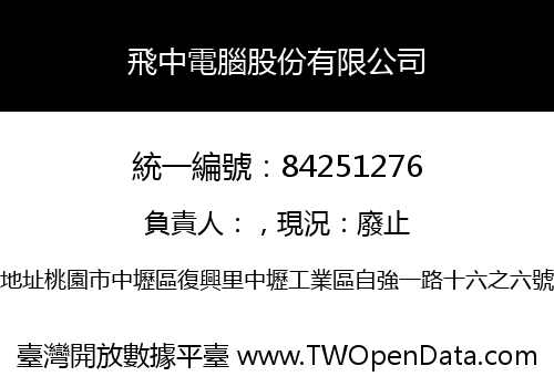 飛中電腦股份有限公司