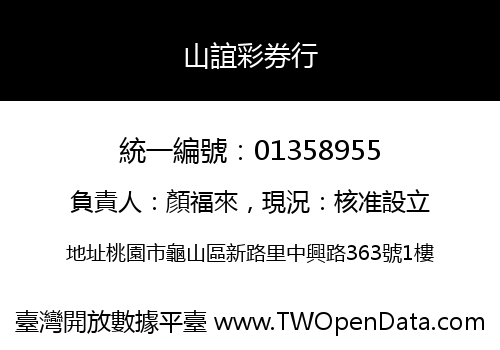 山誼彩券行