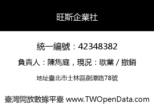 旺斯企業社