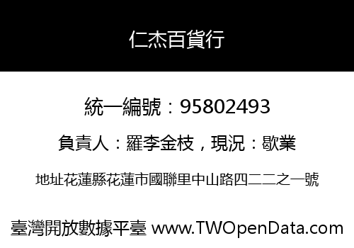 仁杰百貨行