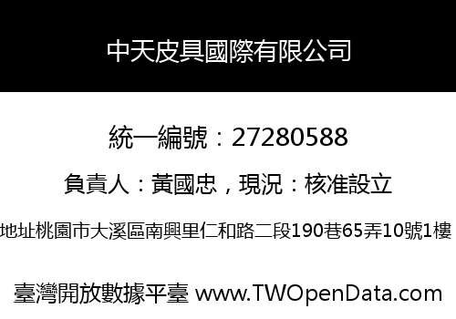中天皮具國際有限公司