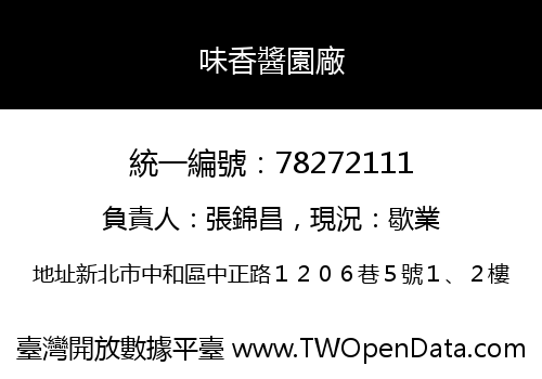 味香醬園廠
