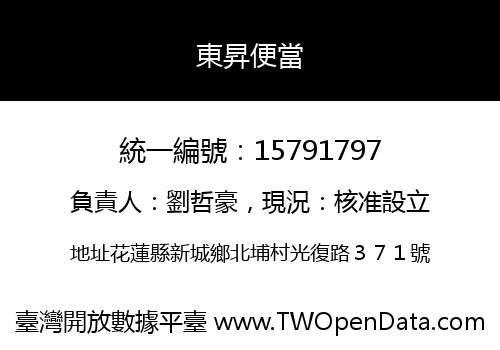 東昇便當