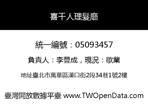 喜千人理髮廳