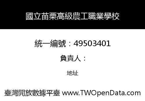 國立苗栗高級農工職業學校